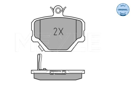 Brake Pad Set, disc brake MEYLE-ORIGINAL Quality 025 219 9915, Image 2