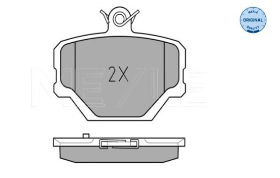 Brake Pad Set, disc brake MEYLE-ORIGINAL Quality 025 219 9915, Image 3