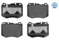 Brake Pad Set, disc brake MEYLE-ORIGINAL Quality 025 220 4718