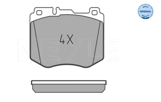 Brake Pad Set, disc brake MEYLE-ORIGINAL Quality 025 220 4718, Image 2