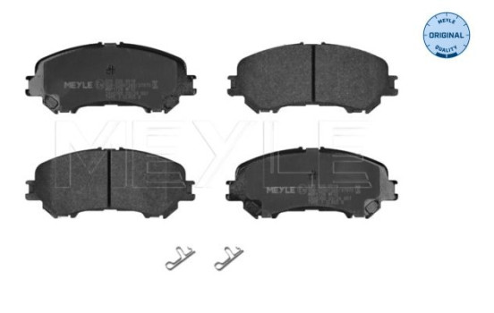 Brake Pad Set, disc brake MEYLE-ORIGINAL Quality 025 220 6518, Image 2