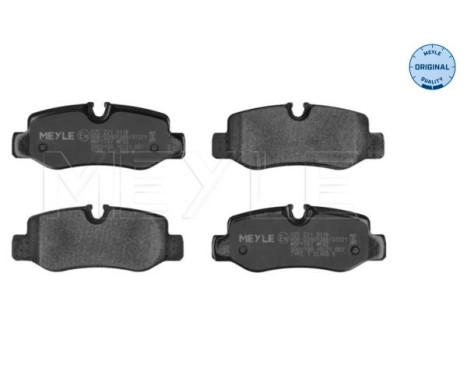 Brake Pad Set, disc brake MEYLE-ORIGINAL Quality 025 221 0118