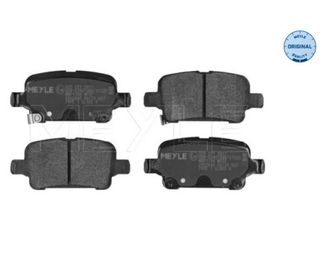 Brake Pad Set, disc brake MEYLE-ORIGINAL Quality 025 221 2917, Image 3