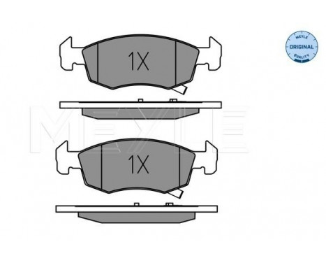 Brake Pad Set, disc brake MEYLE-ORIGINAL Quality 025 221 4317, Image 2