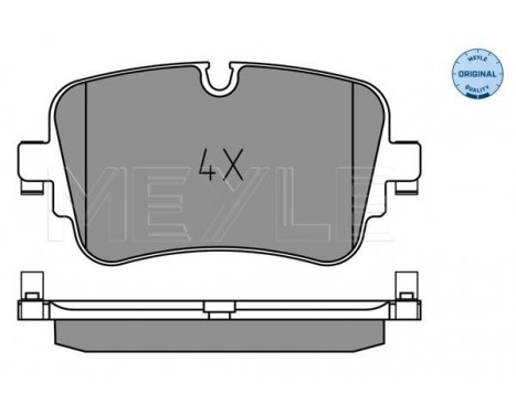 Brake Pad Set, disc brake MEYLE-ORIGINAL Quality 025 223 0717