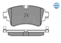 Brake Pad Set, disc brake MEYLE-ORIGINAL Quality 025 223 0817