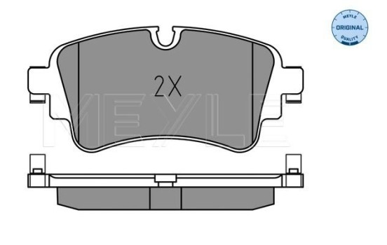 Brake Pad Set, disc brake MEYLE-ORIGINAL Quality 025 223 0817