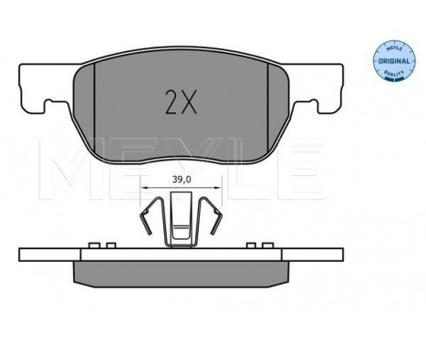 Brake Pad Set, disc brake MEYLE-ORIGINAL Quality 025 223 4220