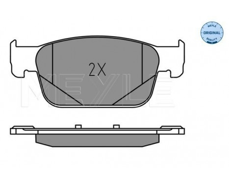 Brake Pad Set, disc brake MEYLE-ORIGINAL Quality 025 223 8317, Image 2