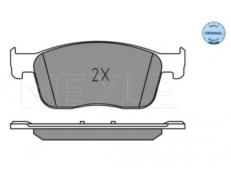 Brake Pad Set, disc brake MEYLE-ORIGINAL Quality 025 225 9417, Image 2