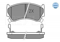 Brake Pad Set, disc brake MEYLE-ORIGINAL Quality 025 230 0415/W