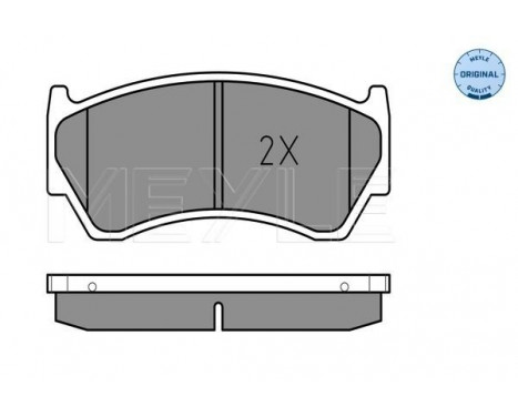 Brake Pad Set, disc brake MEYLE-ORIGINAL Quality 025 230 0415/W, Image 2