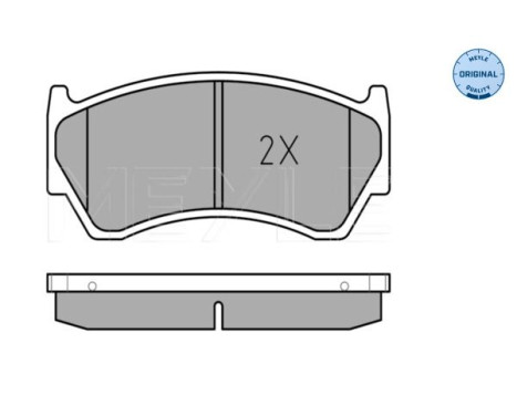 Brake Pad Set, disc brake MEYLE-ORIGINAL Quality 025 230 0415/W, Image 2