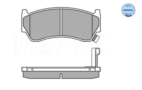 Brake Pad Set, disc brake MEYLE-ORIGINAL Quality 025 230 0415/W, Image 3