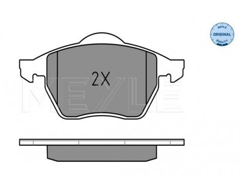 Brake Pad Set, disc brake MEYLE-ORIGINAL Quality 025 230 1820/W, Image 2