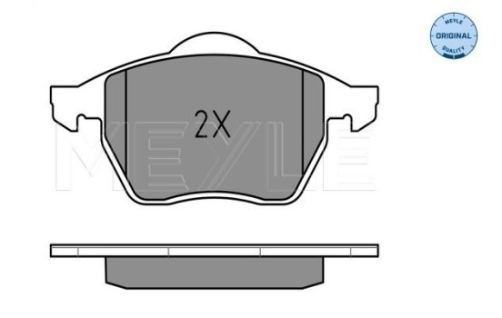 Brake Pad Set, disc brake MEYLE-ORIGINAL Quality 025 230 1820/W, Image 2
