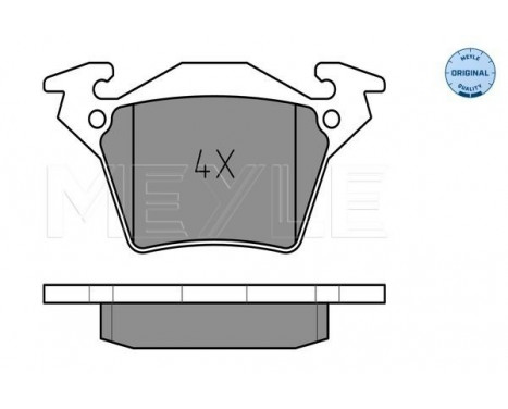 Brake Pad Set, disc brake MEYLE-ORIGINAL Quality 025 230 2017