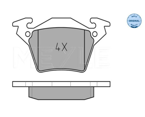 Brake Pad Set, disc brake MEYLE-ORIGINAL Quality 025 230 2017, Image 2