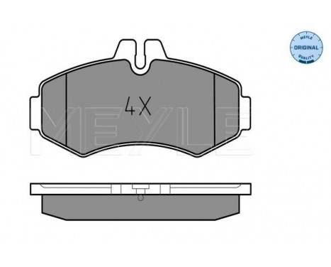 Brake Pad Set, disc brake MEYLE-ORIGINAL Quality 025 230 2220