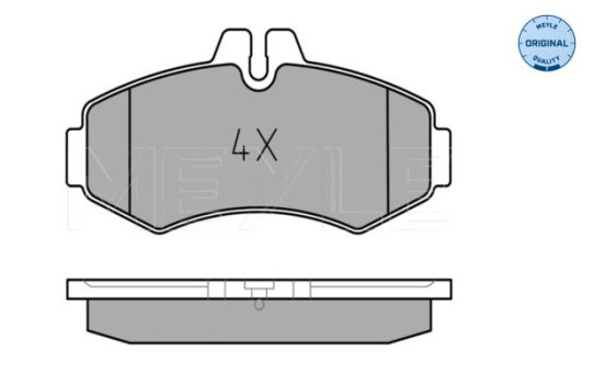 Brake Pad Set, disc brake MEYLE-ORIGINAL Quality 025 230 2220, Image 2