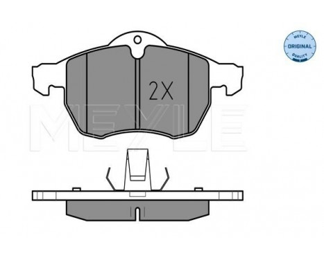 Brake Pad Set, disc brake MEYLE-ORIGINAL Quality 025 230 5719/W