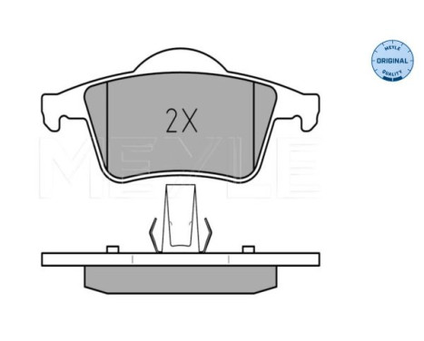 Brake Pad Set, disc brake MEYLE-ORIGINAL Quality 025 230 7616, Image 2