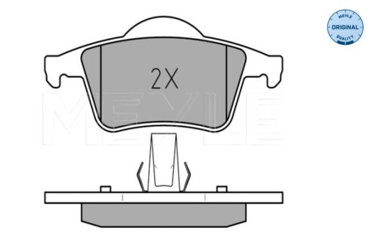 Brake Pad Set, disc brake MEYLE-ORIGINAL Quality 025 230 7616, Image 2