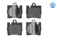 Brake Pad Set, disc brake MEYLE-ORIGINAL Quality 025 230 7815