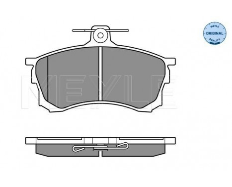 Brake Pad Set, disc brake MEYLE-ORIGINAL Quality 025 230 8015