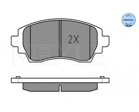 Brake Pad Set, disc brake MEYLE-ORIGINAL Quality 025 230 8818/W, Image 2