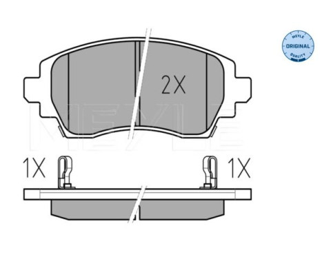 Brake Pad Set, disc brake MEYLE-ORIGINAL Quality 025 230 8818/W, Image 2