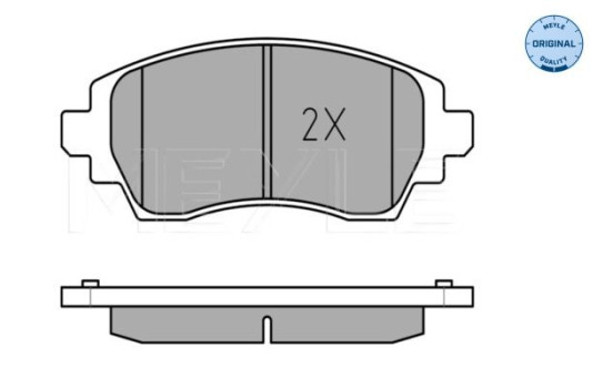 Brake Pad Set, disc brake MEYLE-ORIGINAL Quality 025 230 8818/W, Image 3