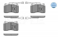 Brake Pad Set, disc brake MEYLE-ORIGINAL Quality 025 230 9216/W