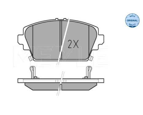 Brake Pad Set, disc brake MEYLE-ORIGINAL Quality 025 230 9416/W, Image 2