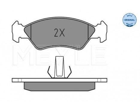 Brake Pad Set, disc brake MEYLE-ORIGINAL Quality 025 231 0217