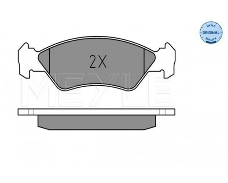 Brake Pad Set, disc brake MEYLE-ORIGINAL Quality 025 231 0217, Image 2