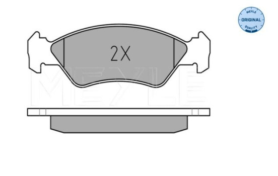 Brake Pad Set, disc brake MEYLE-ORIGINAL Quality 025 231 0217, Image 3