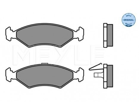 Brake Pad Set, disc brake MEYLE-ORIGINAL Quality 025 231 0315