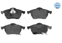 Brake Pad Set, disc brake MEYLE-ORIGINAL Quality 025 231 1619/W
