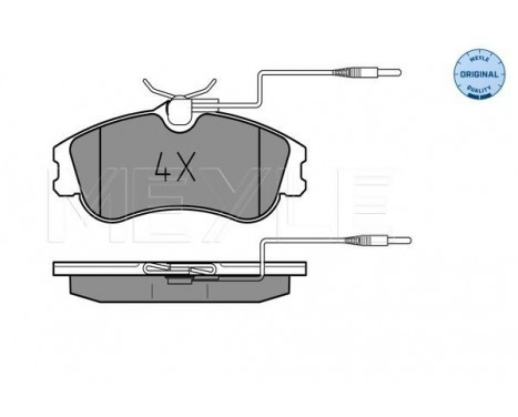 Brake Pad Set, disc brake MEYLE-ORIGINAL Quality 025 231 2419/W