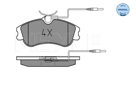 Brake Pad Set, disc brake MEYLE-ORIGINAL Quality 025 231 2419/W