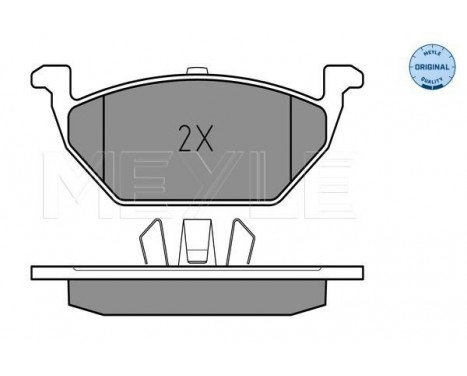 Brake Pad Set, disc brake MEYLE-ORIGINAL Quality 025 231 3019/A