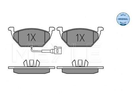 Brake Pad Set, disc brake MEYLE-ORIGINAL Quality 025 231 3119/W