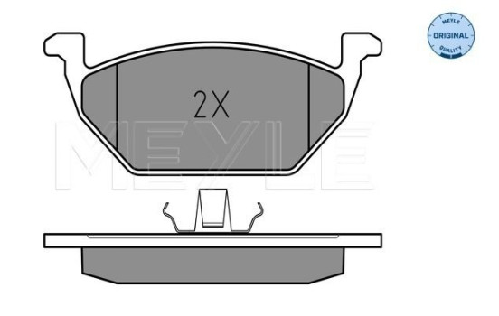 Brake Pad Set, disc brake MEYLE-ORIGINAL Quality 025 231 3119/W, Image 2