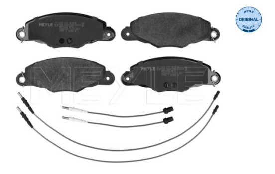 Brake Pad Set, disc brake MEYLE-ORIGINAL Quality 025 231 3518/W