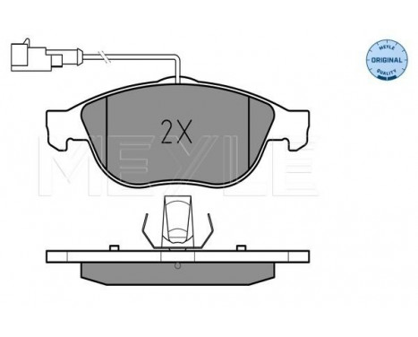 Brake Pad Set, disc brake MEYLE-ORIGINAL Quality 025 231 4119/W