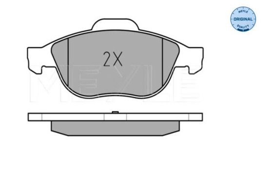 Brake Pad Set, disc brake MEYLE-ORIGINAL Quality 025 231 4119/W, Image 3