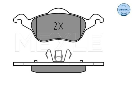 Brake Pad Set, disc brake MEYLE-ORIGINAL Quality 025 231 5419