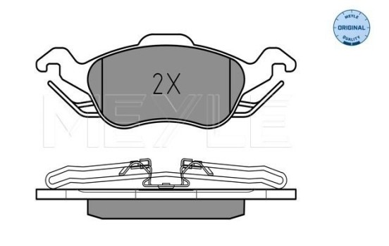 Brake Pad Set, disc brake MEYLE-ORIGINAL Quality 025 231 5419, Image 2