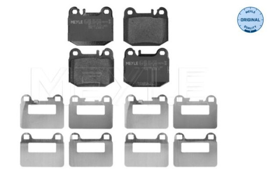 Brake Pad Set, disc brake MEYLE-ORIGINAL Quality 025 231 5715, Image 2